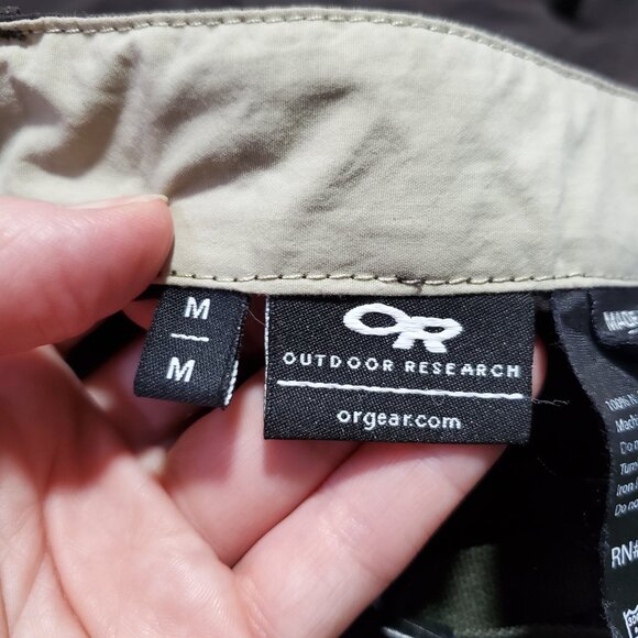 OUTDOOR RESEARCH Vintage Roll Tab Hiking Pants Nylon Gorpcore Women Medium x 31" - Picture 11 of 16